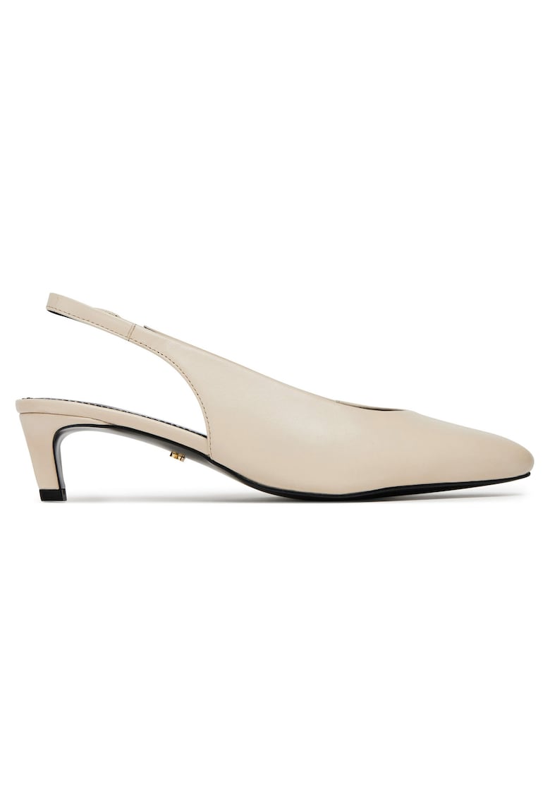 Sandale dama - LILY-118324 - piele naturala - ecru