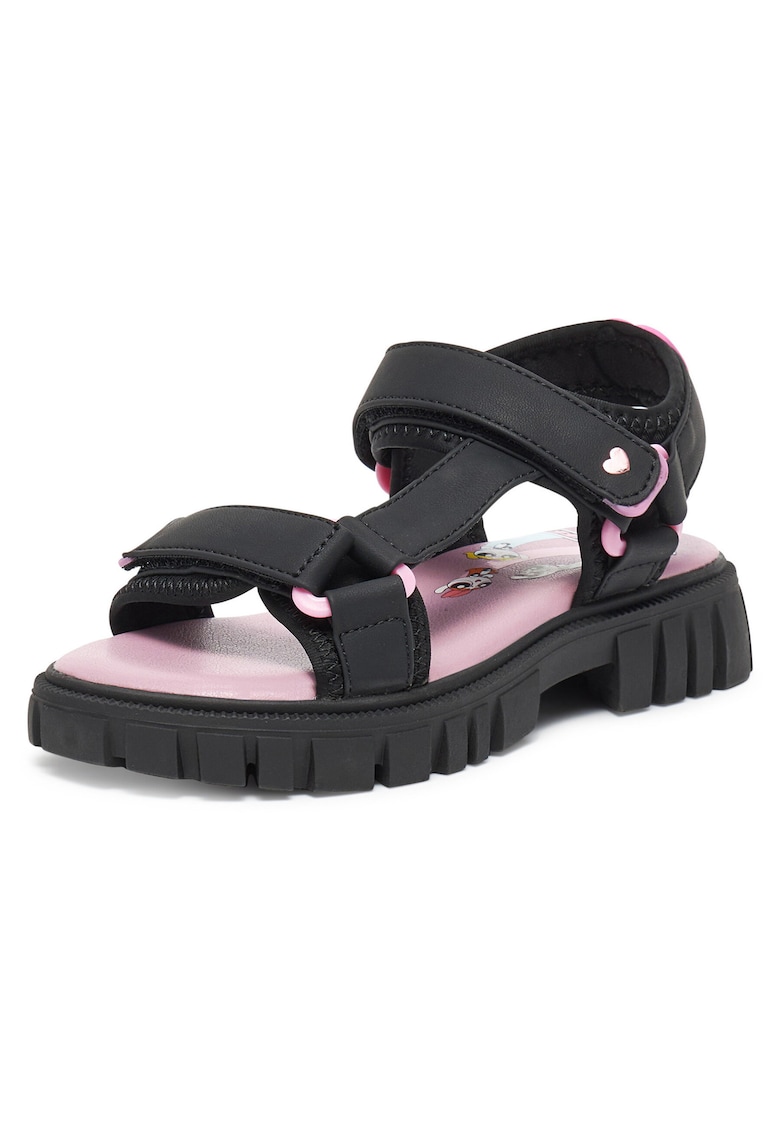 Sandale copii - textil - negru