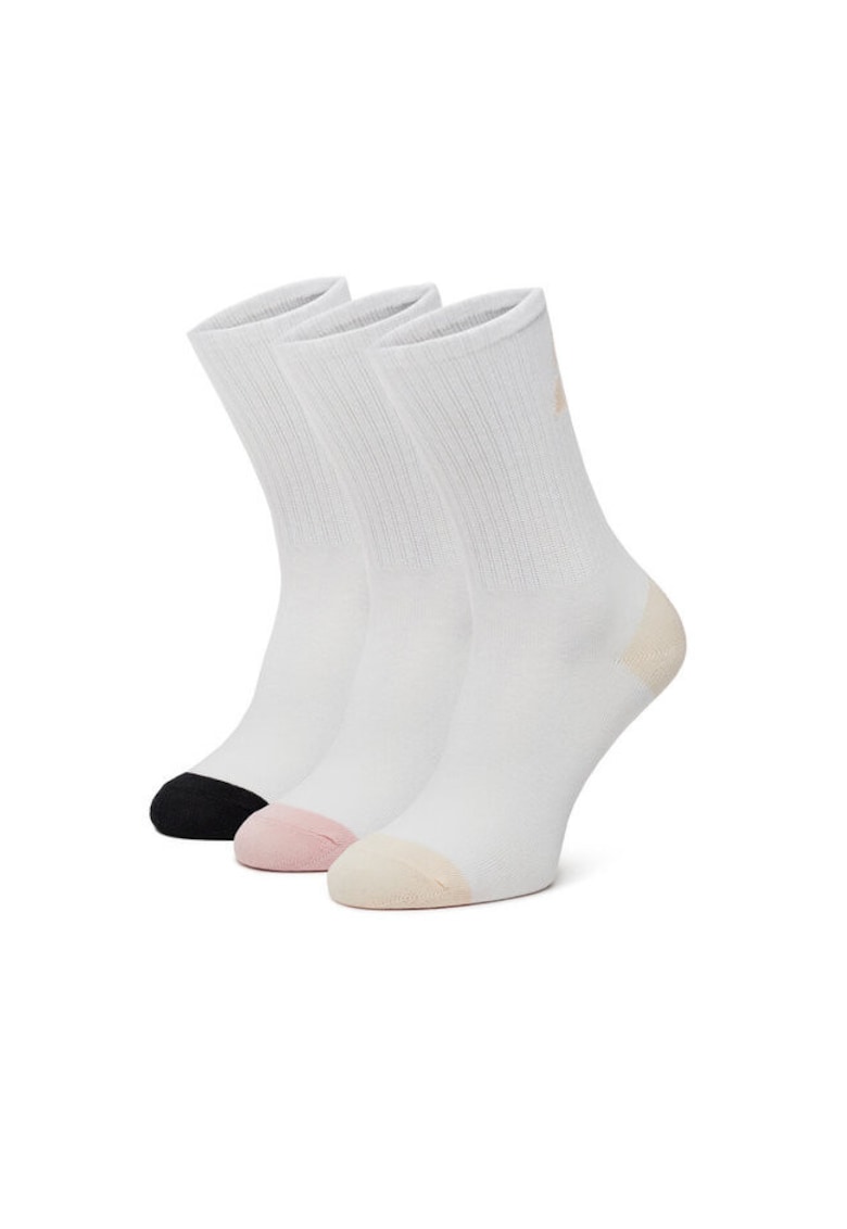 Sosete unisex - AS_DC_03W_SS25 - alb - set 3 perechi -