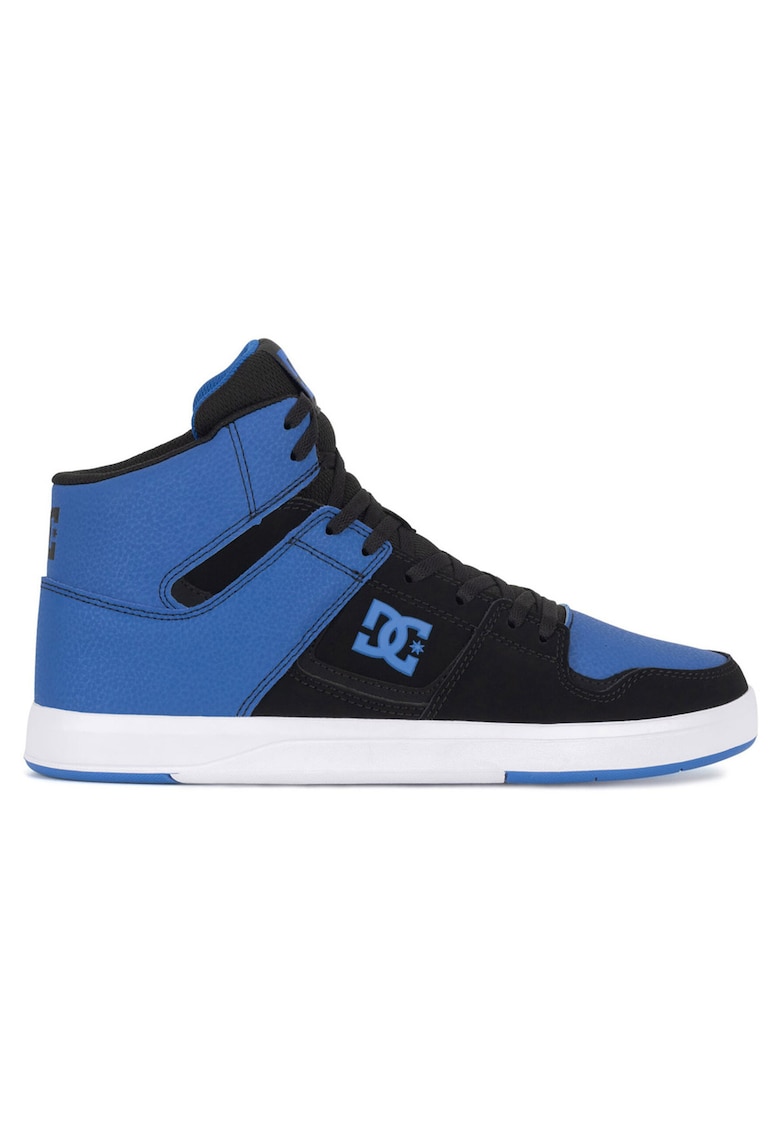 Tenisi barbati CURE HI TOP - piele naturala - negru - albastru