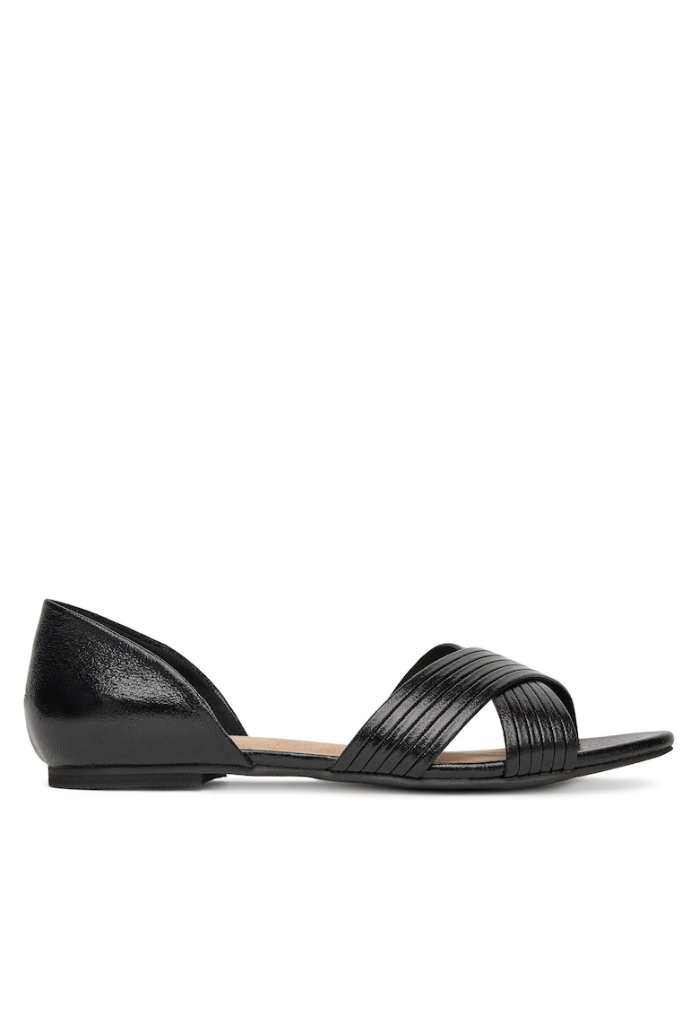 Sandale dama piele ecologica - negru