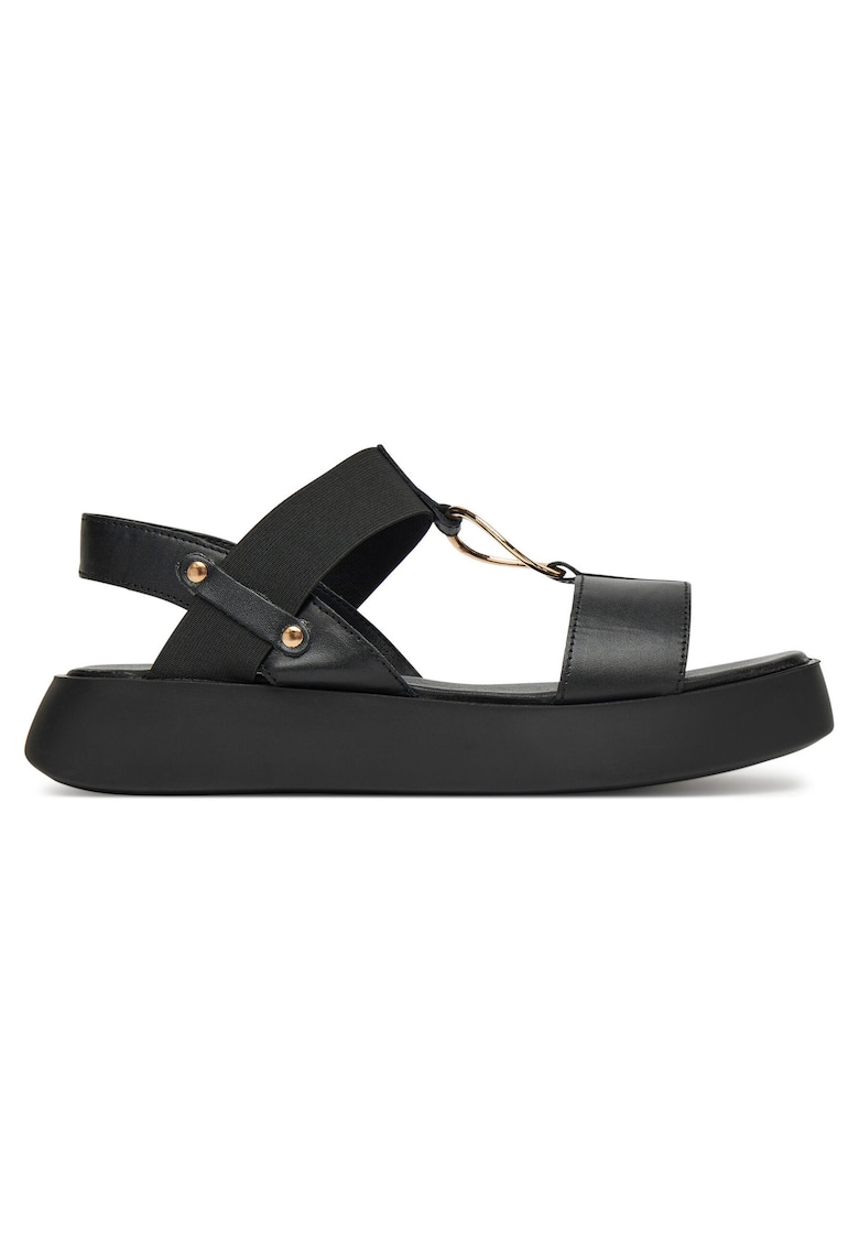 Sandale dama - WI23-KEANY-02 - piele naturala - negru