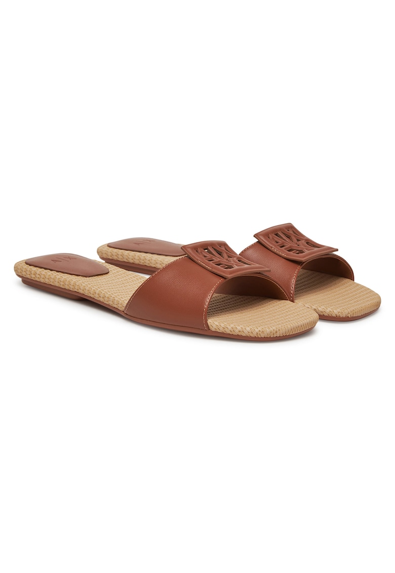 Slapi dama - Camel Rose - piele ecologica -