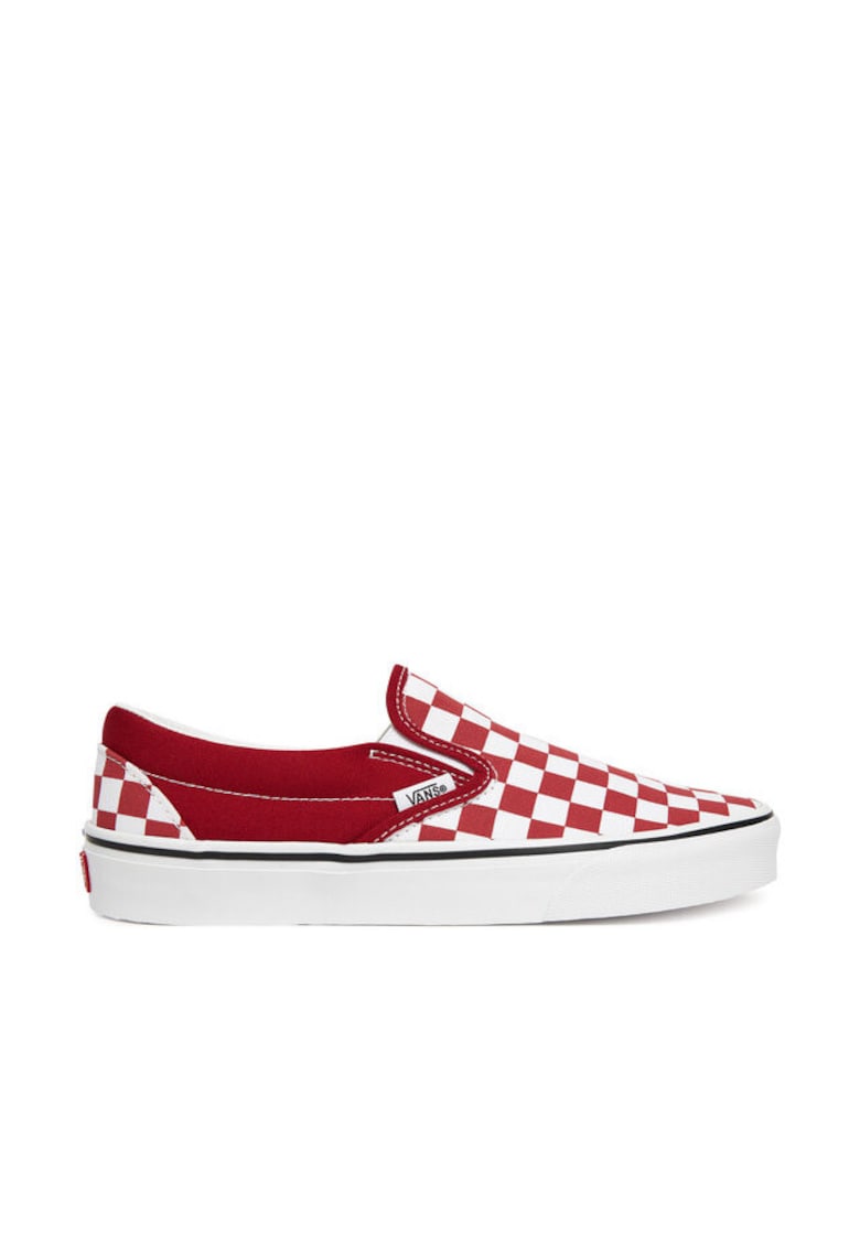 Tenisi barbati Classic Slip On - rosu - textil
