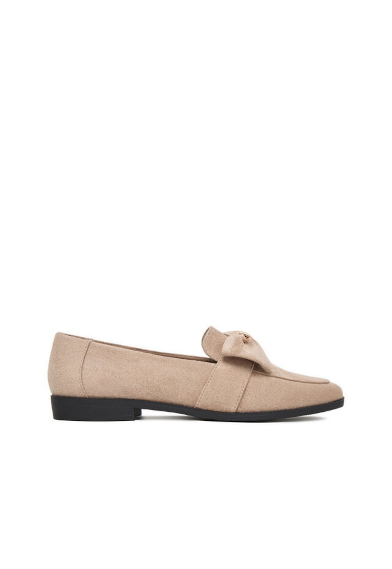 Mocasini dama - bej - tesatura