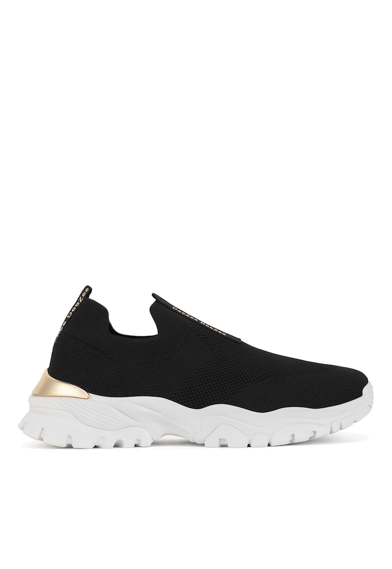 Pantofi copii - adidasi fete - negru - textil