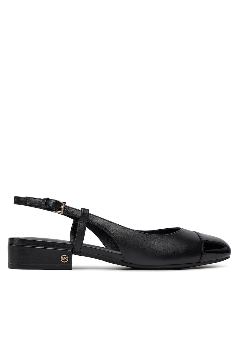 Sandale dama - Perla Flex Sling Fla - piele naturala - negru -