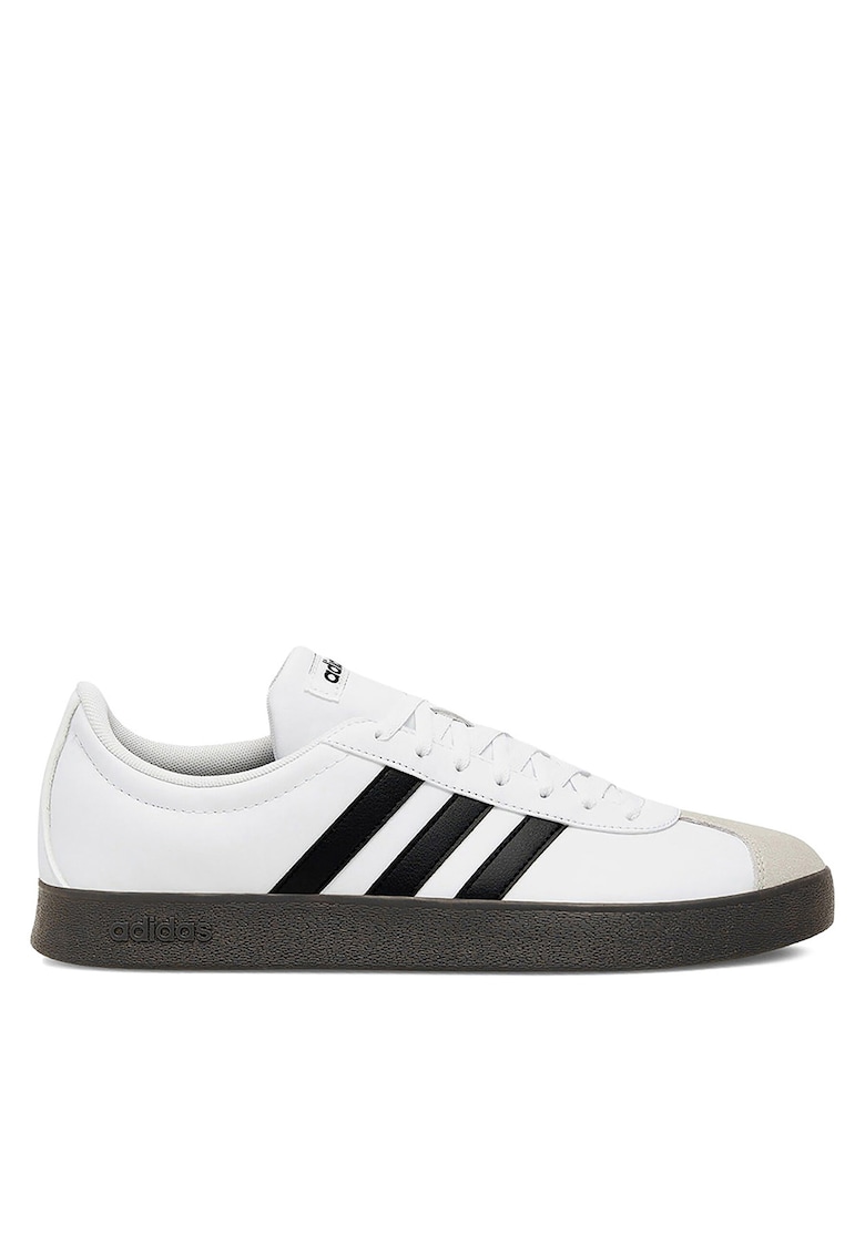 i barbati Adidas - model White Vl Court Base - fitness - alb - material sintetic
