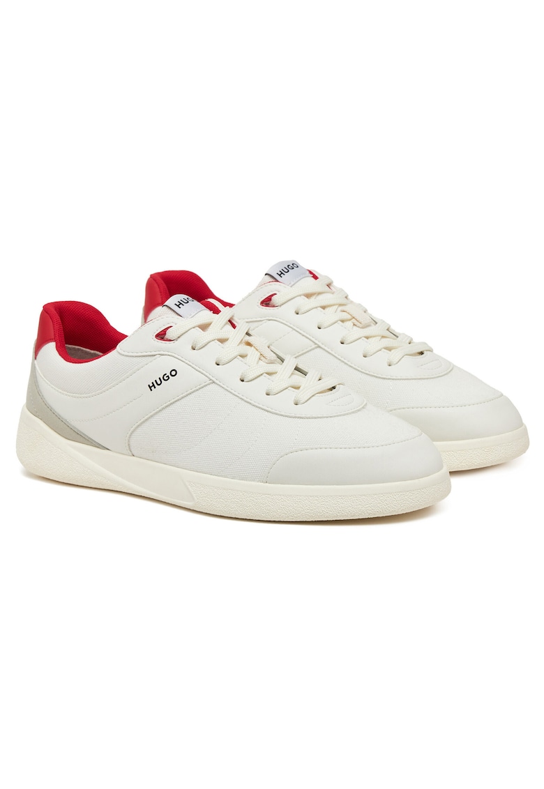 barbati Open White 126 - piele ecologica - alb - Alb