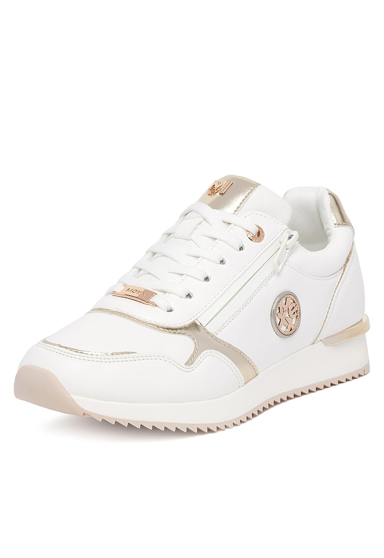 Pantofi sport dama - adidasi femeie - alb - piele ecologica -