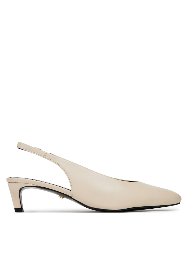Sandale dama - LILY-118324 - piele naturala - ecru