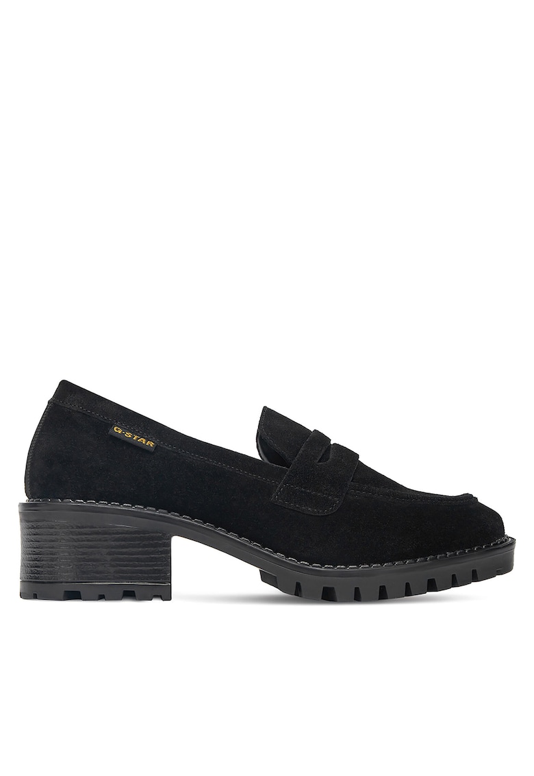 Mocasini dama - piele naturala - negru - WI34-JANELLE-01
