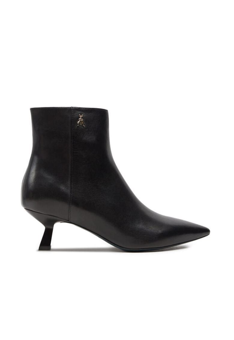 Botine de dama - piele naturala - negru -