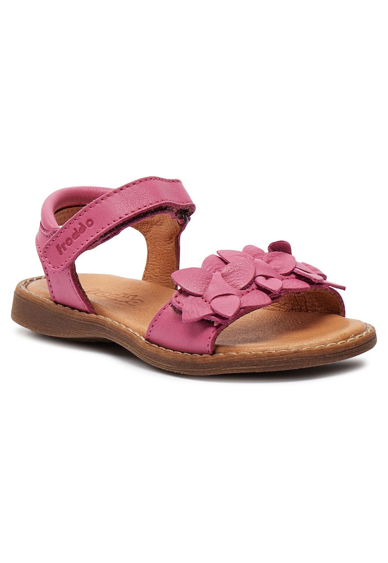 Sandale copii - piele naturala - roz -