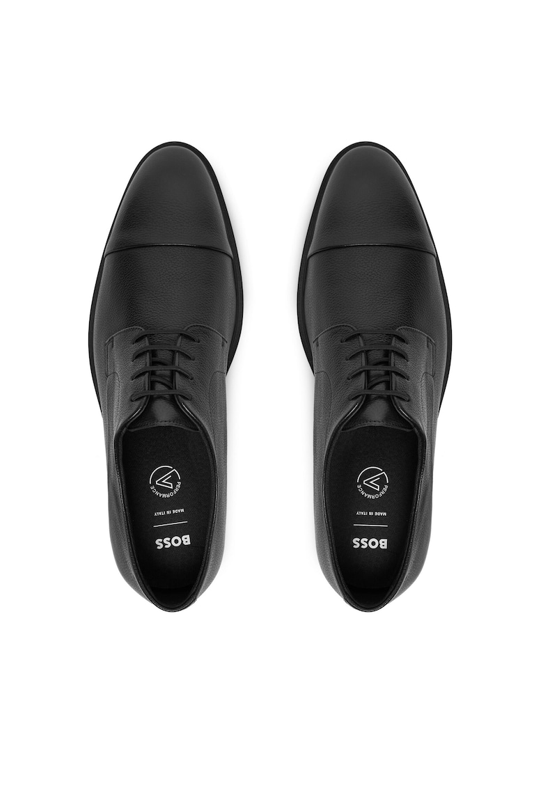 Pantofi barbati - P-Winslow - semi-slim fit - piele naturala - negru