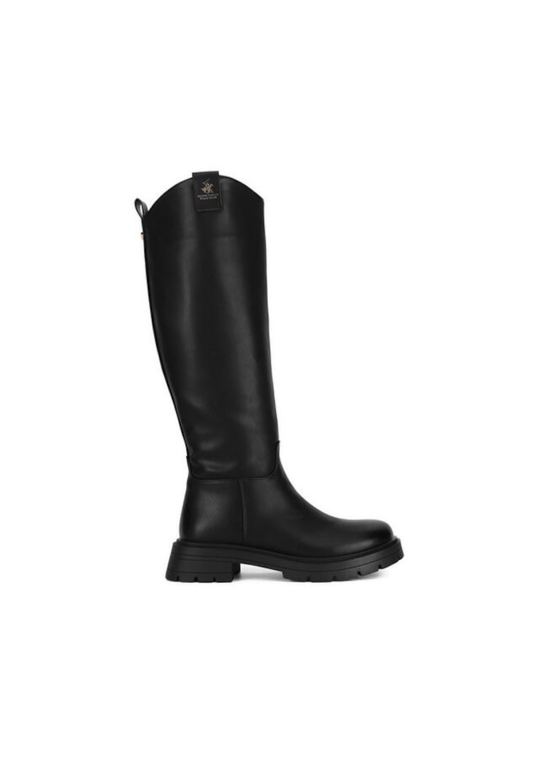 Cizme dama - negru - textil - Negru