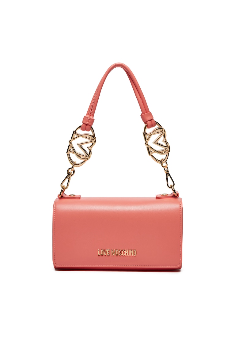 Geanta dama - piele ecologica - Coral