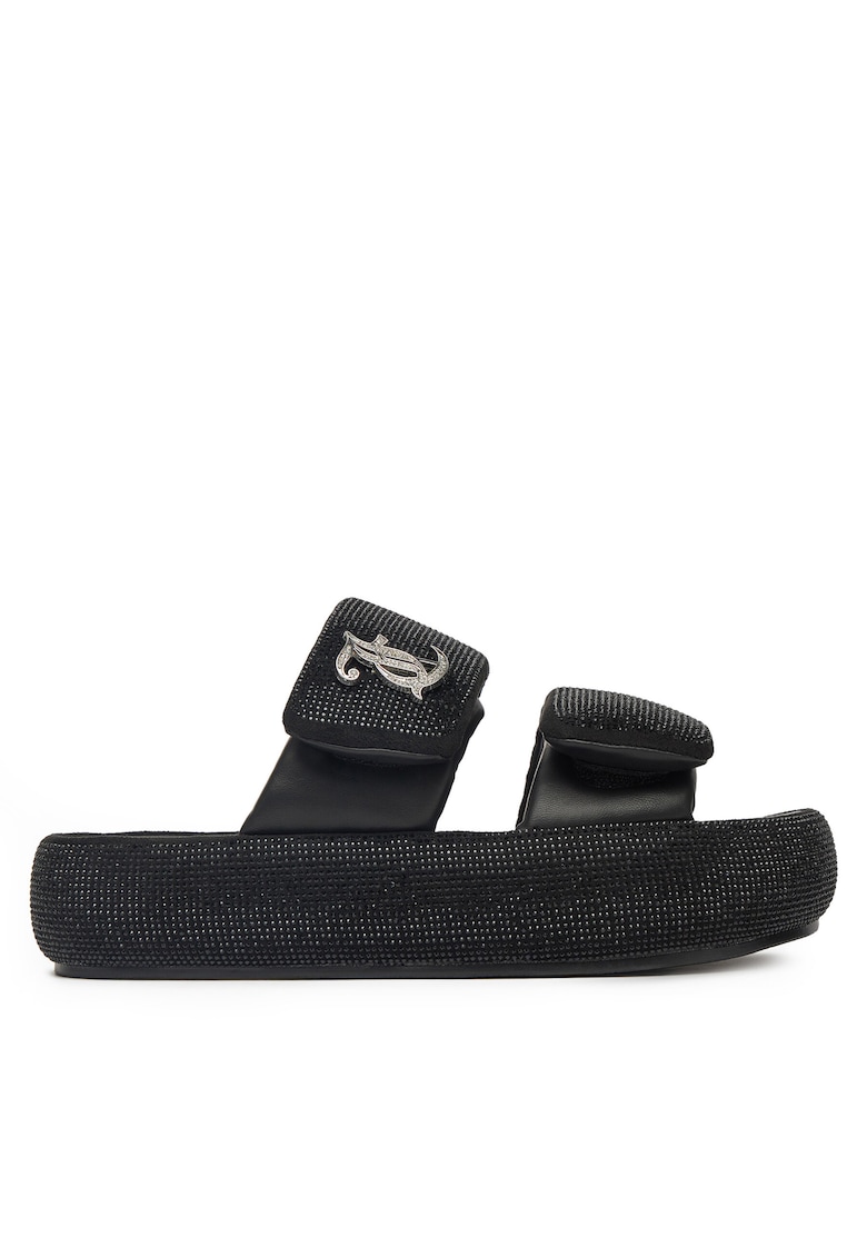 Slapi dama - negru - tesatura