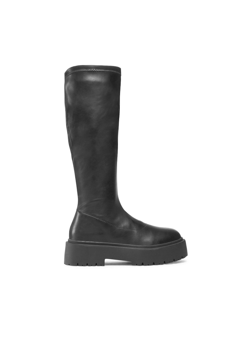 Cizme dama - WS1901-03 - piele ecologica - negru -