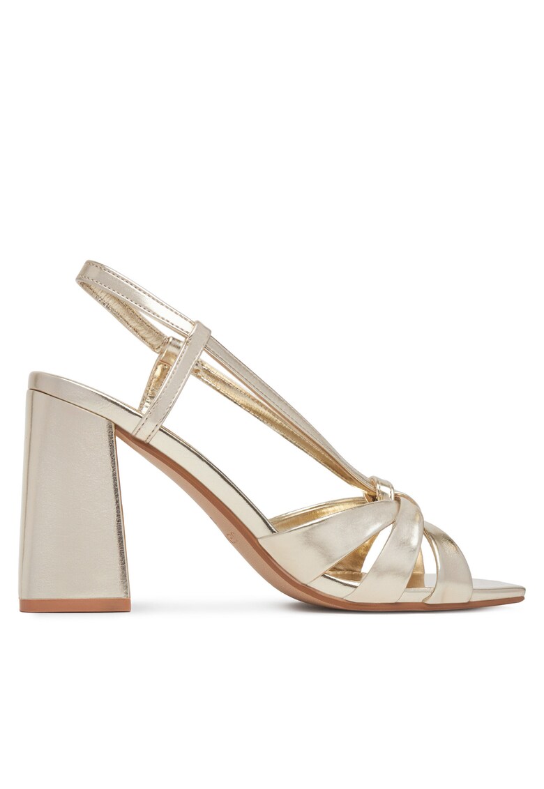 Sandale dama - model CWYYS164-02 - auriu - piele ecologica