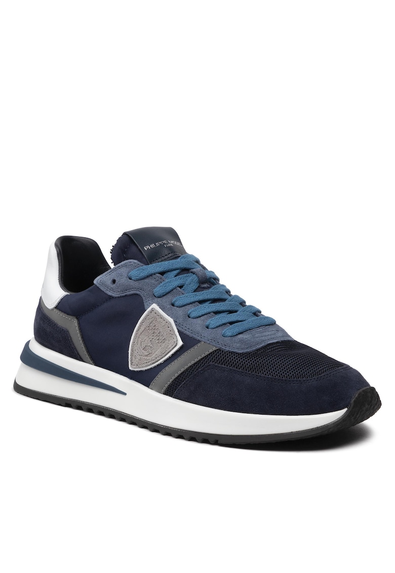 Tenisi barbati Blue Tropez 2.1 - piele naturala - bleumarin -