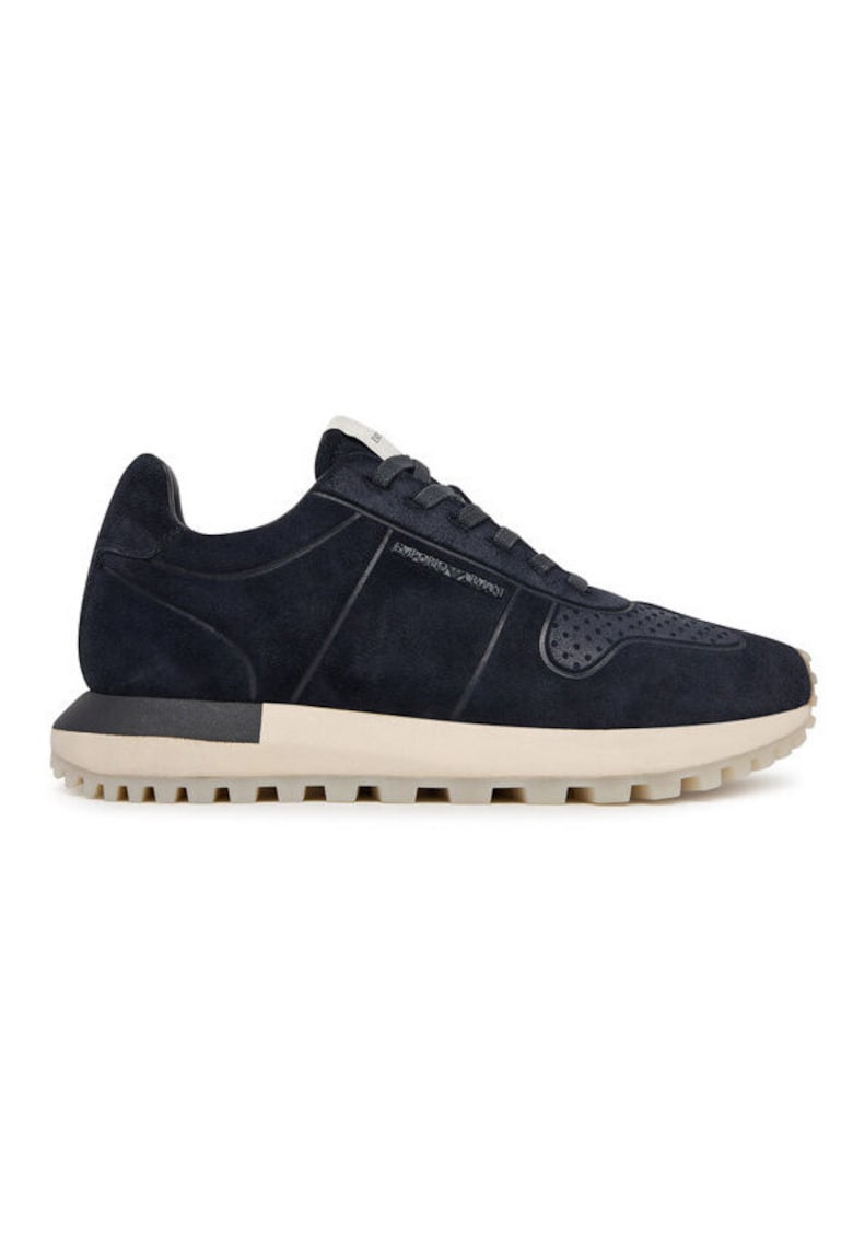 Adidasi sport barbati - bleumarin - piele naturala