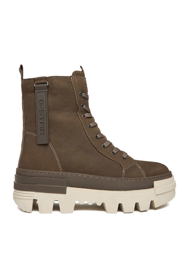 Ghete dama piele naturala - verde - CEO-WI16-PATTRICK-01