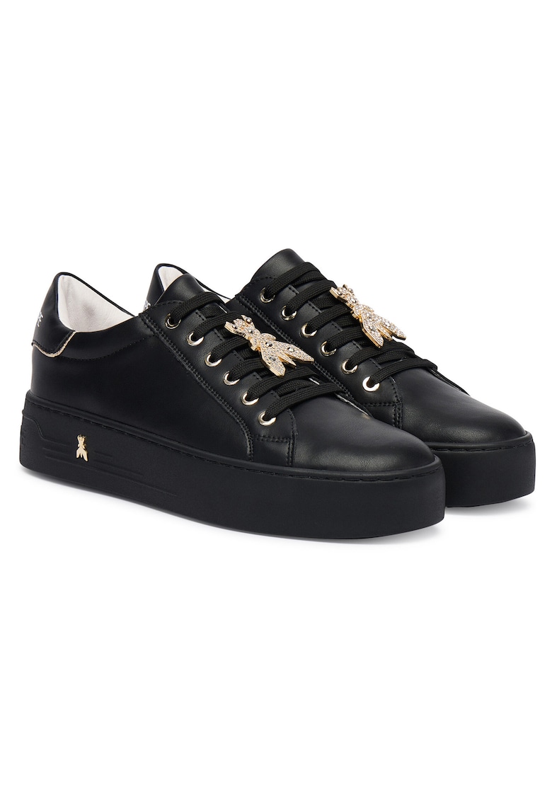 Tenisi unisex PPJ907.41 - piele naturala - negru
