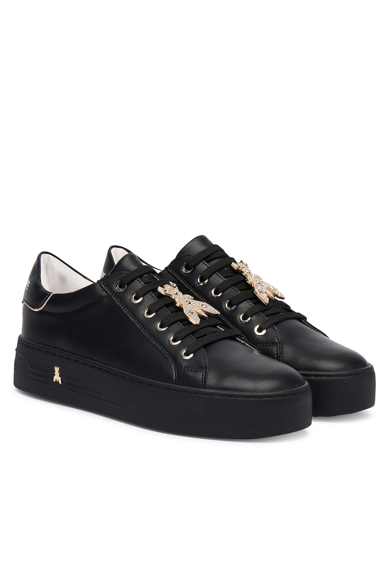 Tenisi unisex PPJ907.41 - piele naturala - negru