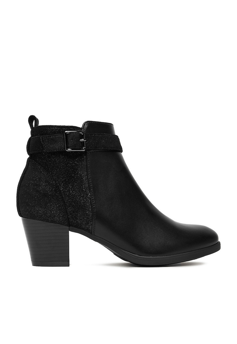 Botine dama - Negru - Textil CEO-RE23F506-1