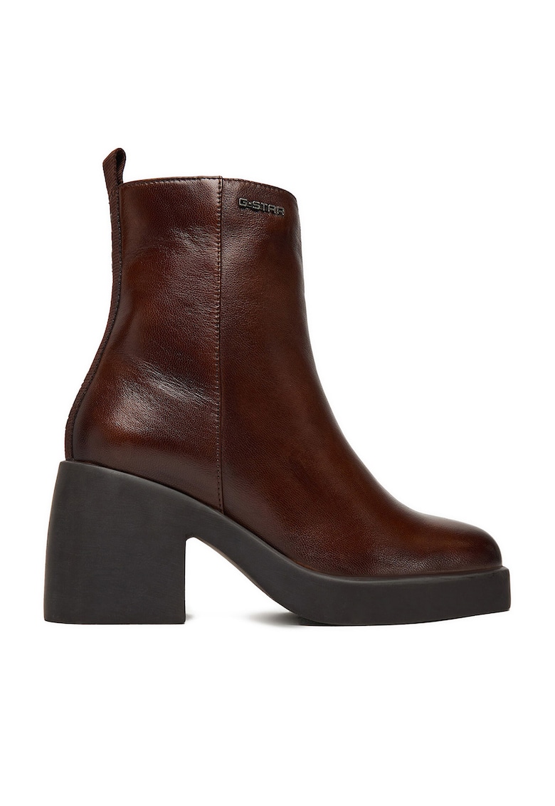Botine dama piele naturala - maro - CEO-WI34-GAGA-01