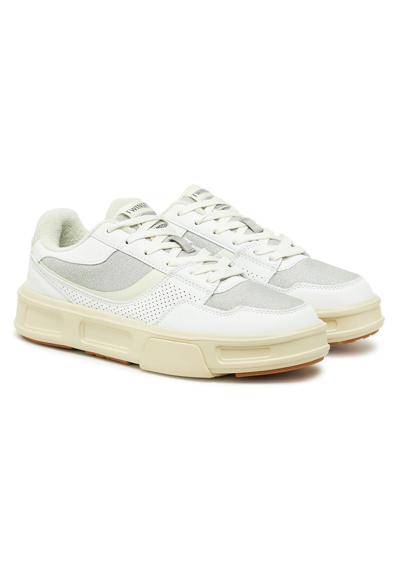 Tenisi dama Bianco Ottico - 251TCP034 - Alb/argintiu