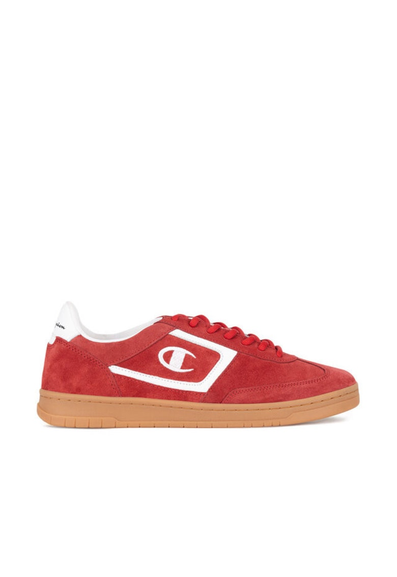 Tenisi barbati - CL78 S LOW - piele naturala - rosu