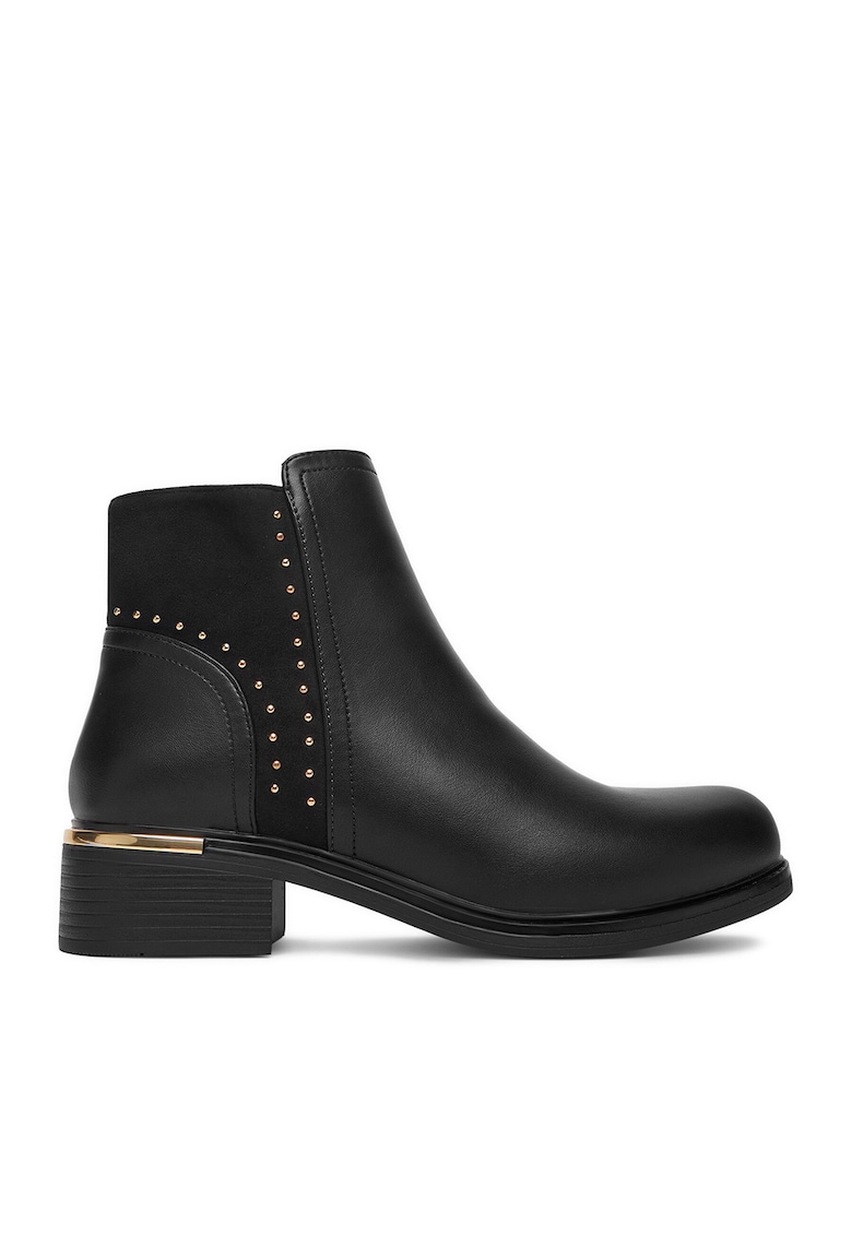 Botine dama HX21055-38 - Textil - Negru