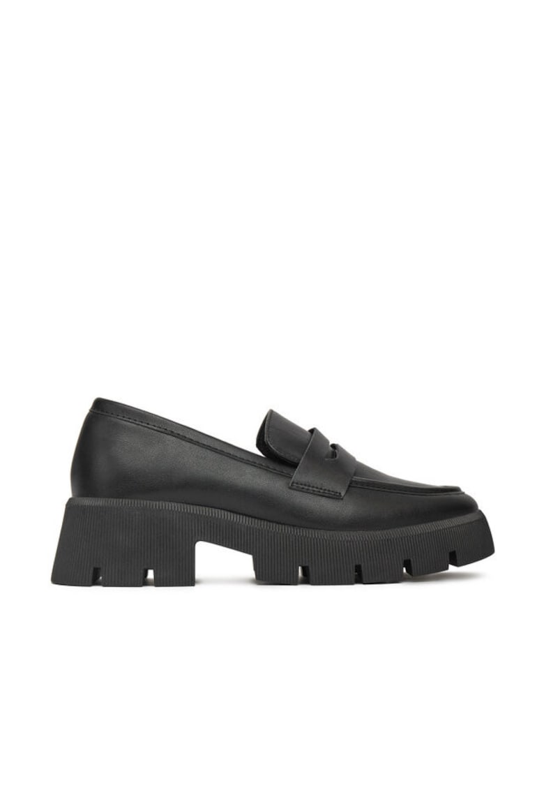 Mocasini dama - tesatura - Negru
