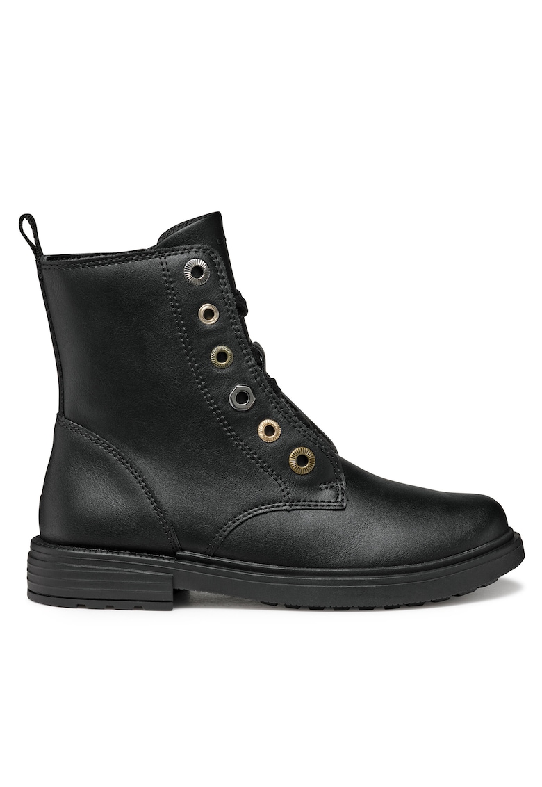 Ghete fete Eclair - piele ecologica - negru