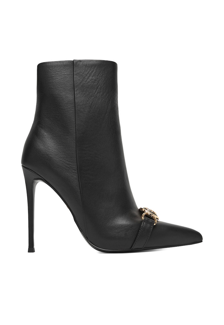 Eva Minge Botine piele naturala - negru - Negru