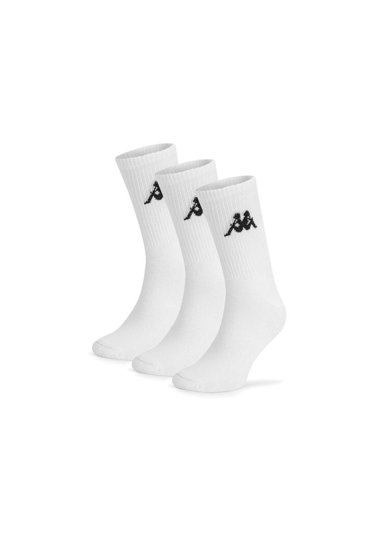 Sosete sport unisex - alb - set 3 perechi