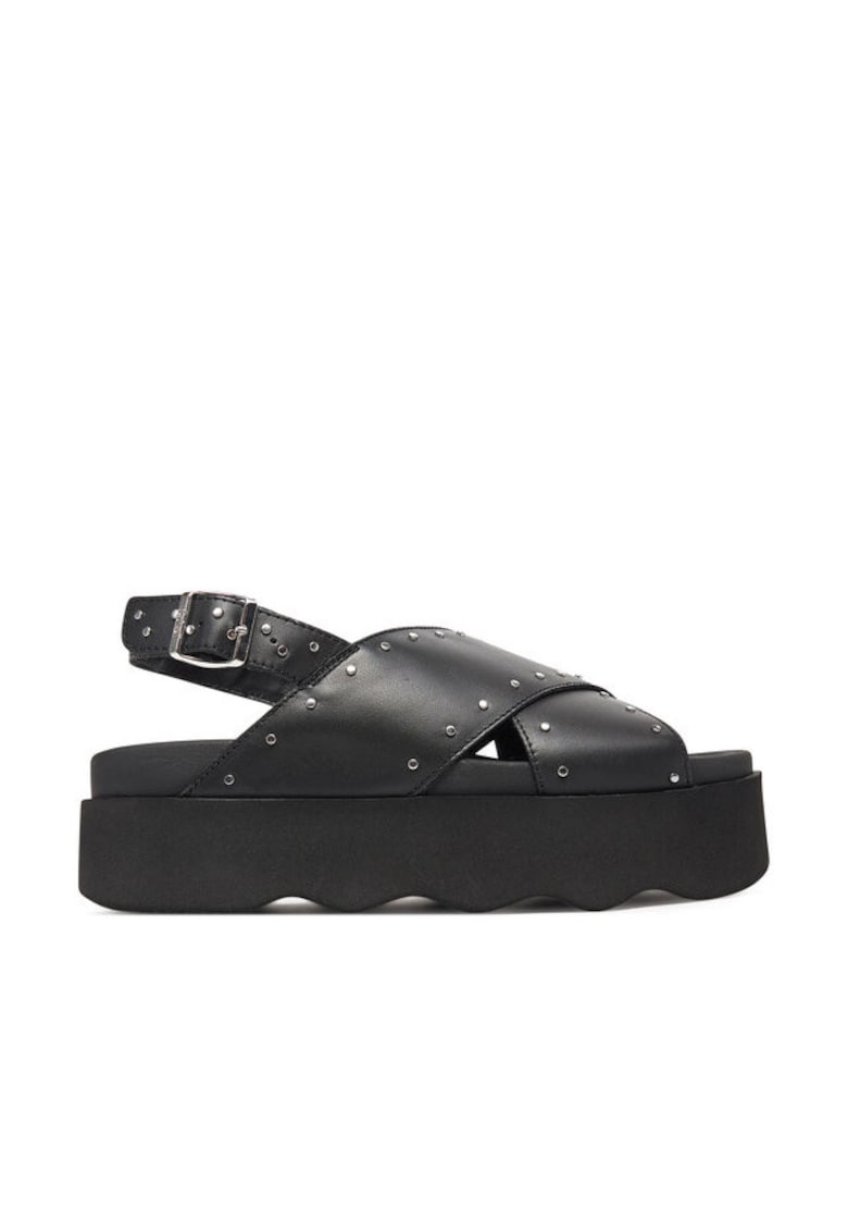 Sandale dama model 1004 Chantal - piele naturala - negru