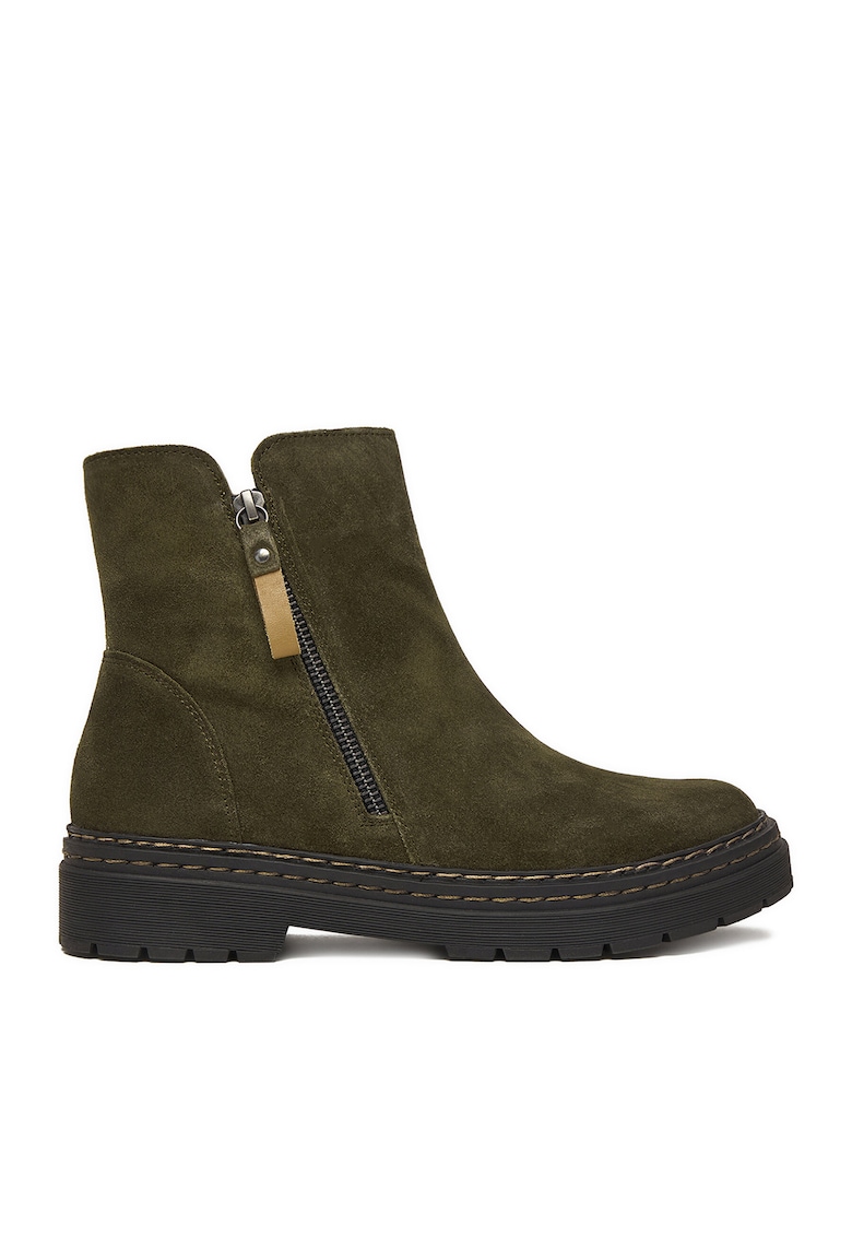 Botine dama - CEO-WI23-MICHAELA-03 - piele naturala - kaki - Maro