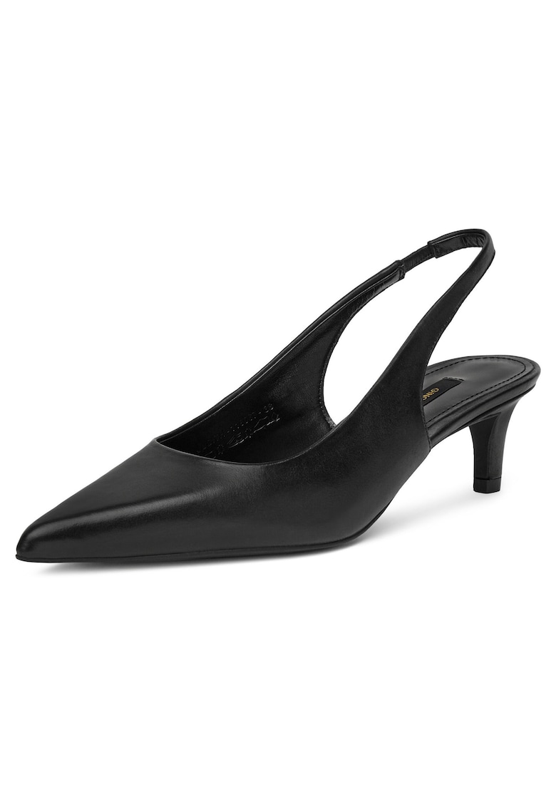 Sandale dama - JUDITH-118067 - piele naturala - toc - negru