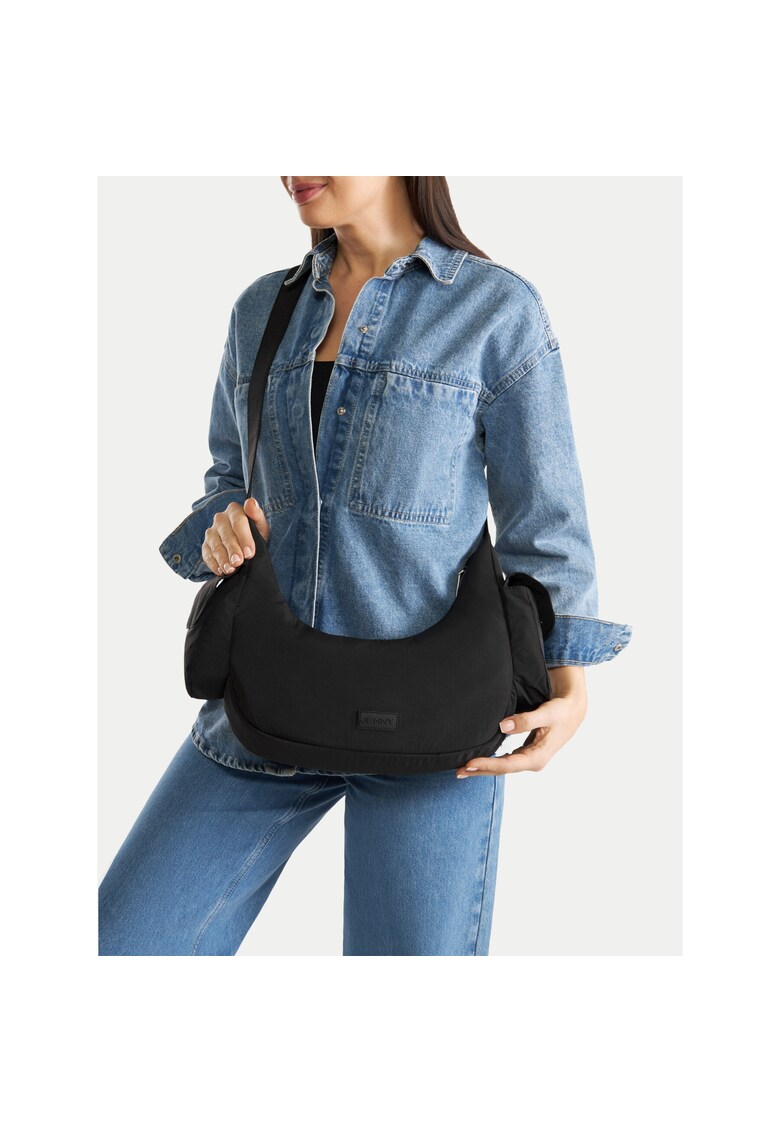 Geanta dama model JNY-M-007-07 - culoare neagra - material sintetic