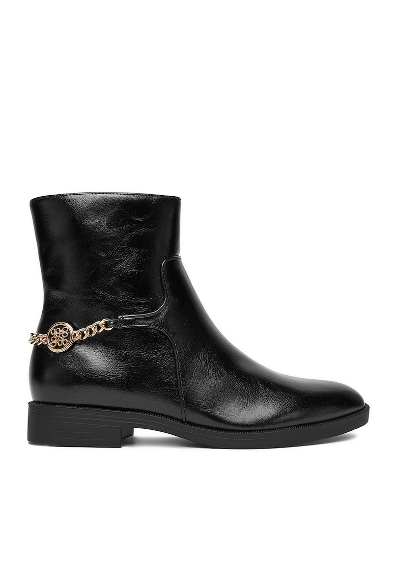 Botine dama CEO-RASHA-01 - negru - sintetic