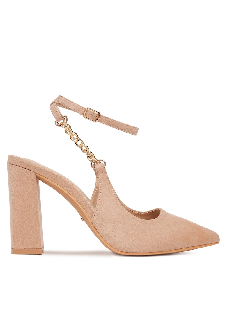 Sandale dama - HT368-1 - cu toc - bej