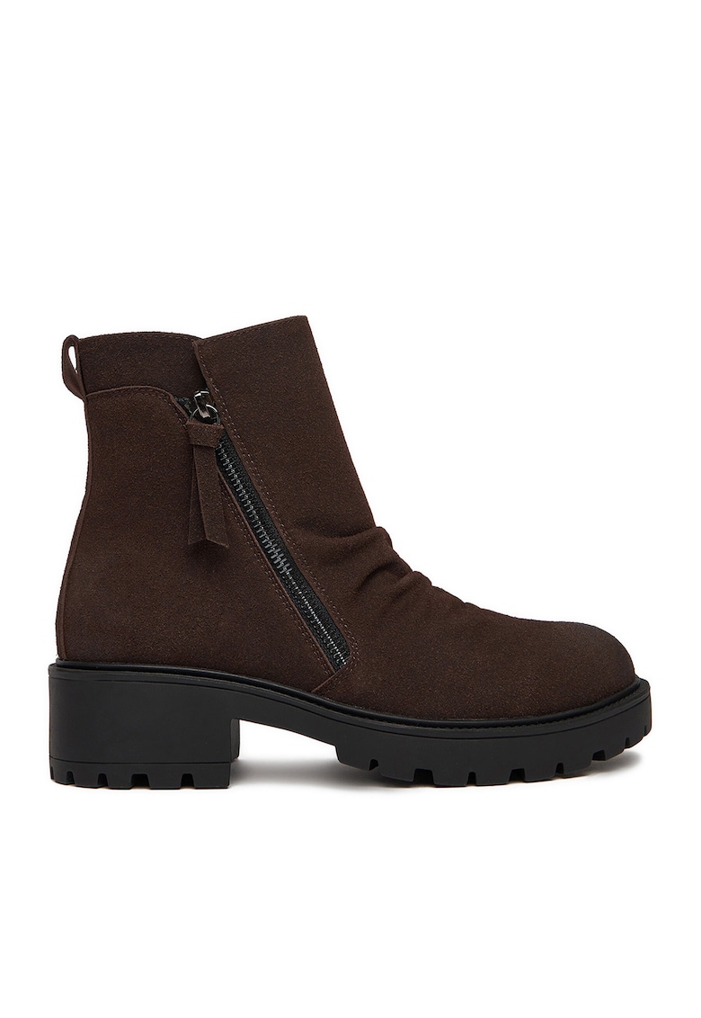 Botine dama - Maro - Textil CEO-HY8007S-1