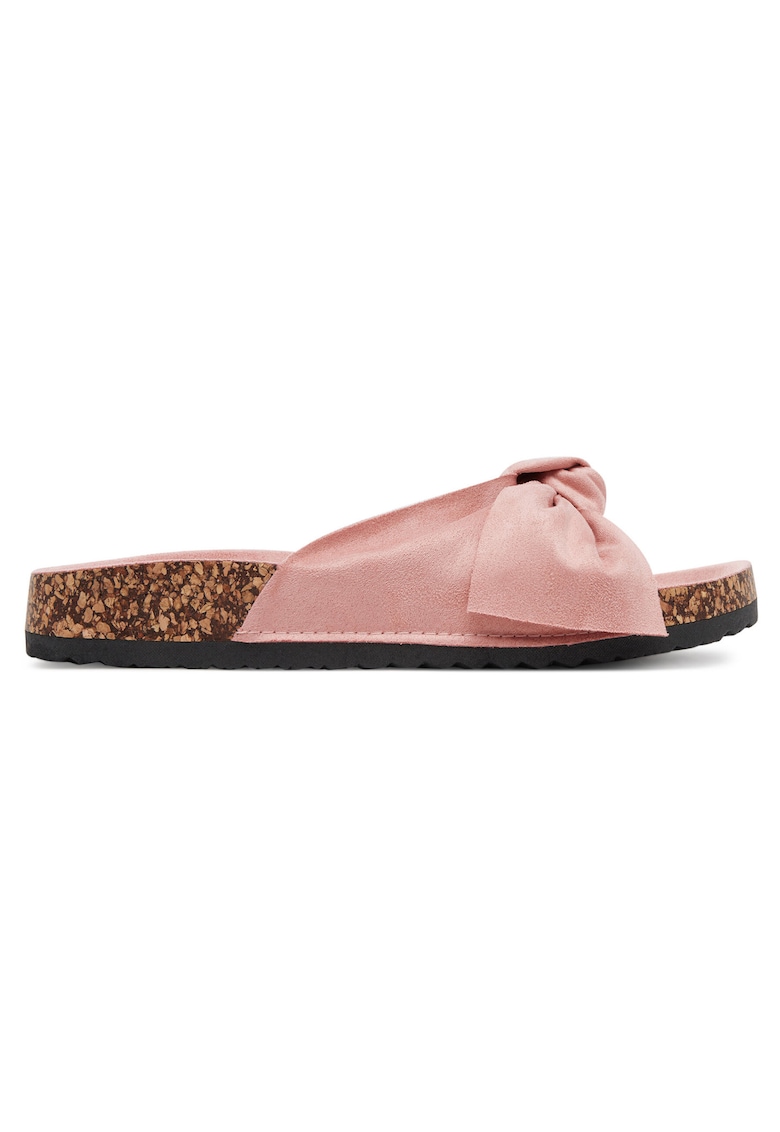 Papuci dama - material textil - roz - confortabili