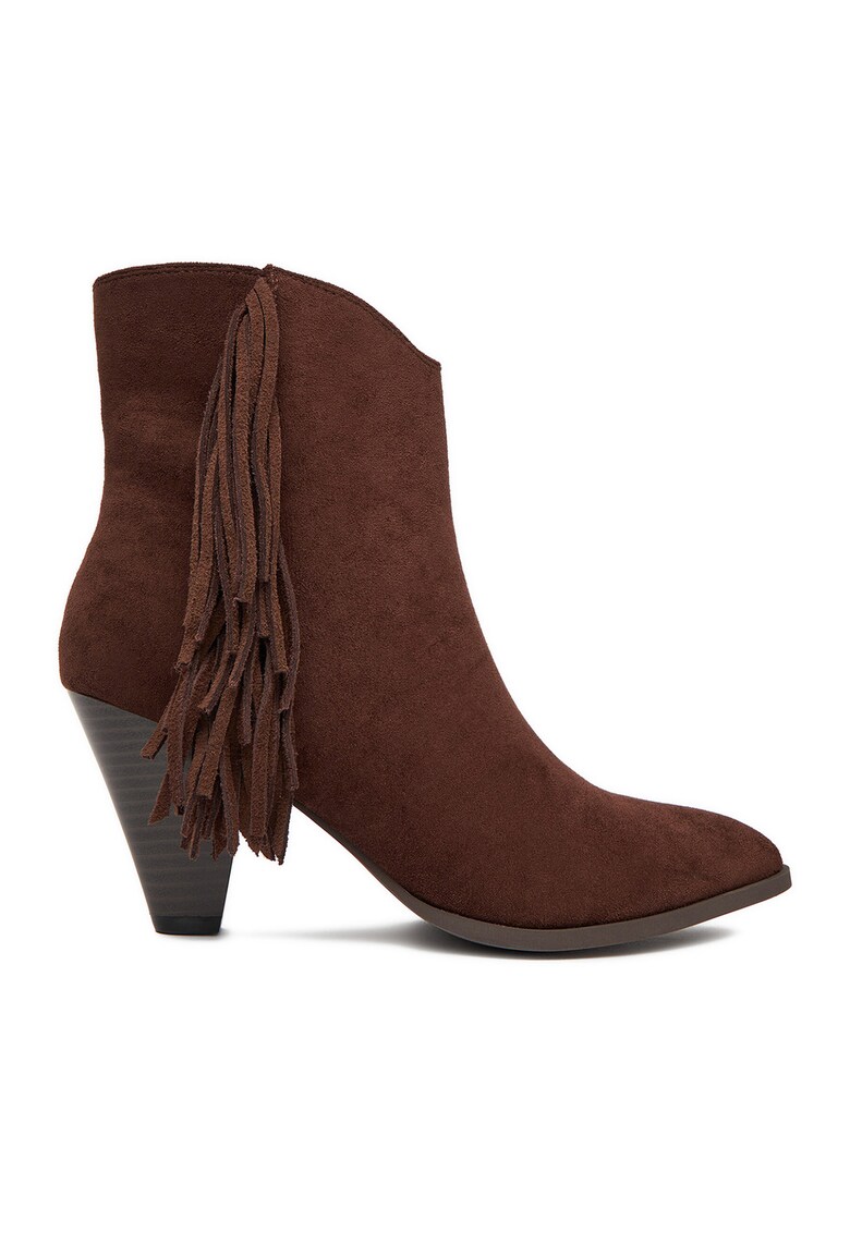 Botine dama CEO-R25AW09076 - Textil - Maro