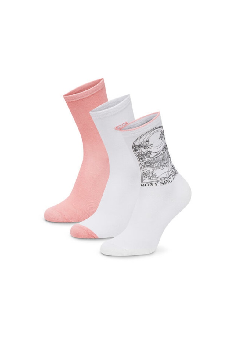 Set 3 x Perechi sosete dama roz - lungi