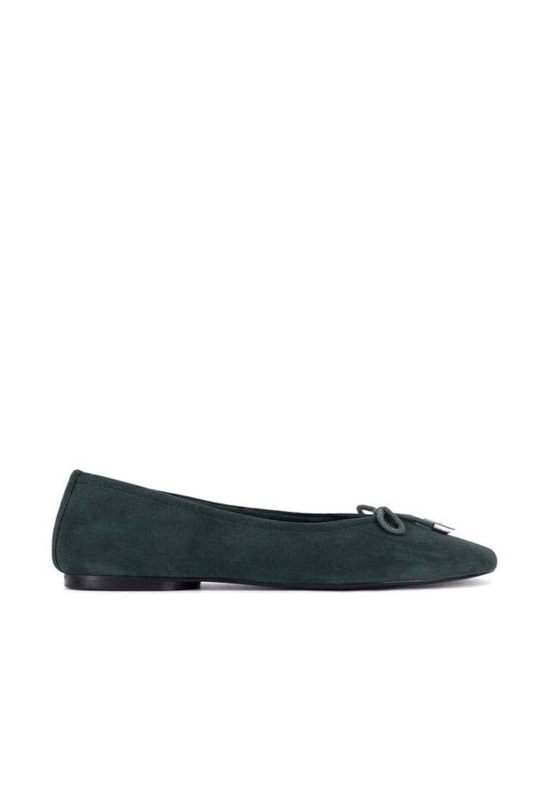 Balerini dama - piele naturala - verde