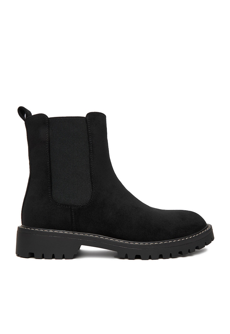 Ghete dama CEO-HY5355S-1 - negru - material sintetic -